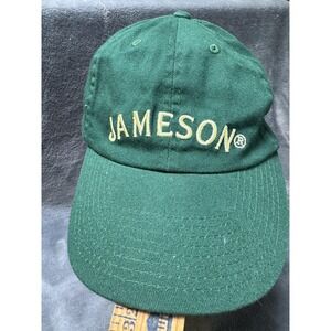 Jameson Hat Cap Strap Back One Size Green Mens Beer Dad Baseball Embroidered